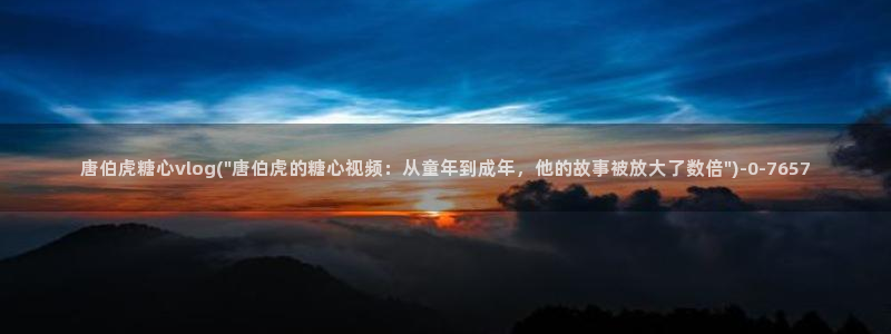 糖心vlog是啥